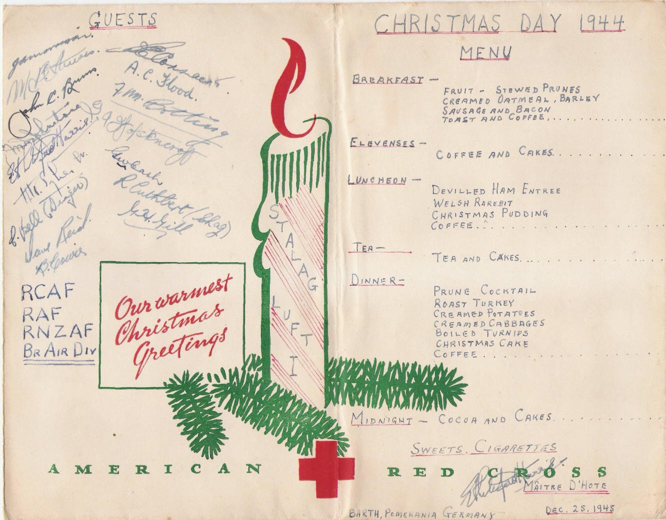 gill christmas menu